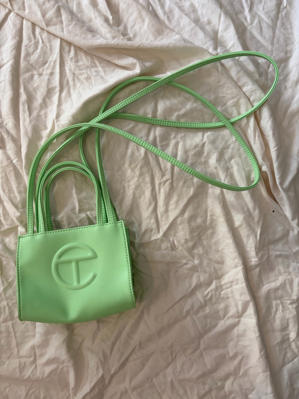 Telfar Mint Green Mini Shopping Bag
